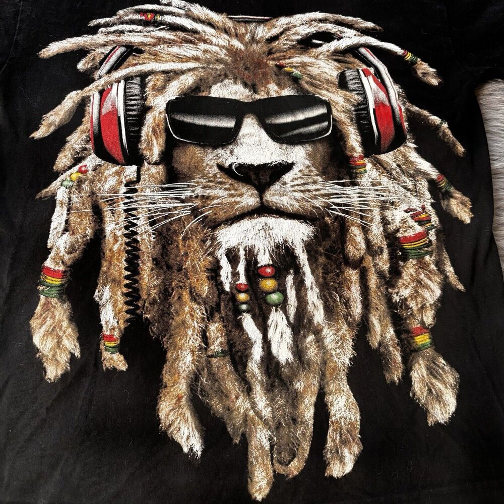 PRO TAG T Shirt Sz XL Vintage Bob Marley Artist Reggae Band Tee King Of Music - Picture 2 of 10
